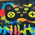 thumbnail image 2 of LAMIRO Video Game Rugs Carpets for Kids Teen Boy Room Bedroom,Colorful Gaming Floor Mats Area Rug for Living Room Gaming Chair Mat Hardwood,39x59 in Area Rugs Carpet for Gamer Boys, 2 of 4