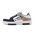 thumbnail image 3 of Zapatillas de deporte Zapatos casuales para hombre Cómodo cuero de PU Plano para otoño (42) Azul, 3 of 9