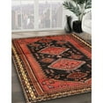 thumbnail image 3 of Ahgly Company Machine Washable Indoor Rectangle Traditional Saffron Red Area Rugs, 7' x 10', 3 of 7