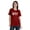 Bright Crimson Red, variant on WoMen's Vaccinated But Still Stay Away From Me Funny Pro Vaccine T-Shirt