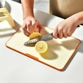 thumbnail image 3 of Extra Large Thick Silicone Cutting Board 12.6'' x 8.66'' Chopping Board Flexible Cutting Mats Dishwasher, 3 of 6
