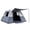 Blackout Gray with Foyer, variant on Blackout Camping Tent for 6 Person, Instant Cabin Tents with Rainfly, Quick Setup Design, Water-Resistant, Orange