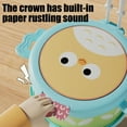 thumbnail image 6 of Double-Sided Drum Toy, Musical Percussion Instrument for 2-3 Years, Hand-Patting Drum with Drumsticks, Rhythm Development Sensory Play, 6 of 6