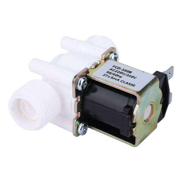 Válvula Solenoide De Entrada De Agua G1 2 NC Válvula Solenoide Eléctrica De Plástico Válvula De Entrada De Agua Normalmente Cerrada Válvulas Solenoides Industriales