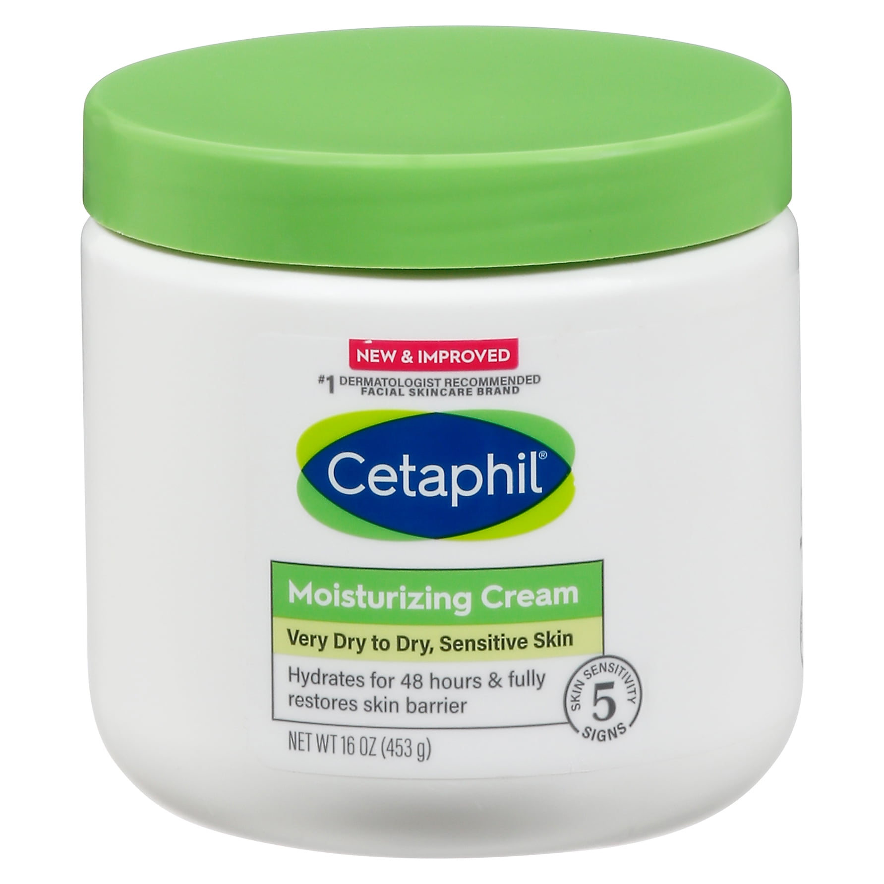 Cetaphil Moisturizing Cream Very Dry To Dry, Sensitive Skin, 16 Oz
