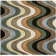 thumbnail image 2 of SAFAVIEH Wyndham Cole Abstract Geometric Wool Area Rug, Multi, 7' x 7' Square, 2 of 7