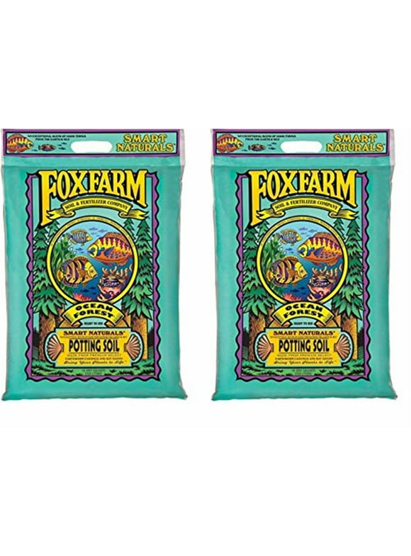 Fox Farm FX14080 Ocean Forest Soil Bag, 12 Quart (2-Pack)