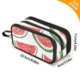 thumbnail image 4 of FORMRS Pencil Case with 3 Compartments Zipper Pouch, Elementary School Level and up, Cute Watermelon, 4 of 8