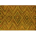 thumbnail image 1 of Ahgly Company Indoor Rectangle Oriental Yellow Traditional Area Rugs, 5' x 7', 1 of 4