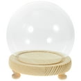 thumbnail image 1 of Miangastore Miniature Glass Display Dome Round Plant Dome Glass Display Case with Base, 1 of 8