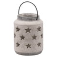 thumbnail image 3 of Hill Interiors Bloomville Stone Star Candle Lantern, 3 of 5