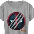 thumbnail image 3 of Marvel Deadpool & Wolverine - Scratch Logo - Women's Short Sleeve Graphic T-Shirt, 3 of 5