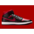 thumbnail image 4 of N I-K-E A i r-Jor-dan 1 Mid Shoes Black Varsity Red White DQ8426-067 Men's Sizes NEW, 4 of 6