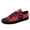 FN027-25027214-4B, variant on Coolcustomize Men's Plus Size Red/Black Charming Sweet-Cool Cat Art Casual Sneakers, Comfortable Lightweight Dailywear Lace-Up Casual Shoes, Fashion Round Toe Low Top Canvas Shoes for Casual Attire
