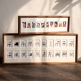 thumbnail image 4 of 10/20 Holes Photo Stand Mortise And Tenon Joint Black Walnut Picture Frame for Home, 4 of 8