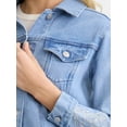 thumbnail image 4 of The Pioneer Woman Denim Jacket with Embroidery, Sizes S-3X, Women’s and Women’s Plus, 4 of 5