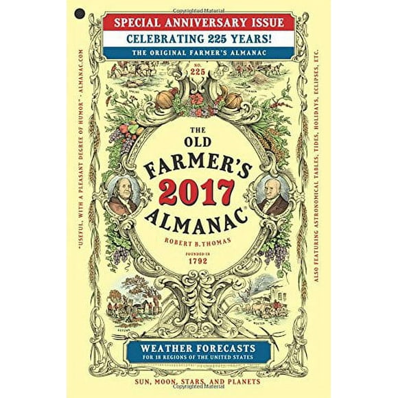 The Old Farmer's Almanac 2017, Édition Professionnelle : Édition Spéciale Anniversaire