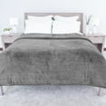 thumbnail image 2 of Sunbeam Light Marble Grey Ultralush Heated Blanket - Twin, 2 of 8