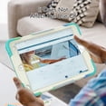 thumbnail image 4 of XYX For iPad 9th/8th/7th Generation 10.2 inch Case, 360 Rotating Shockproof Cover with Stand, Screen Protector, Shoulder Strap, Rainbow Blue, 4 of 7