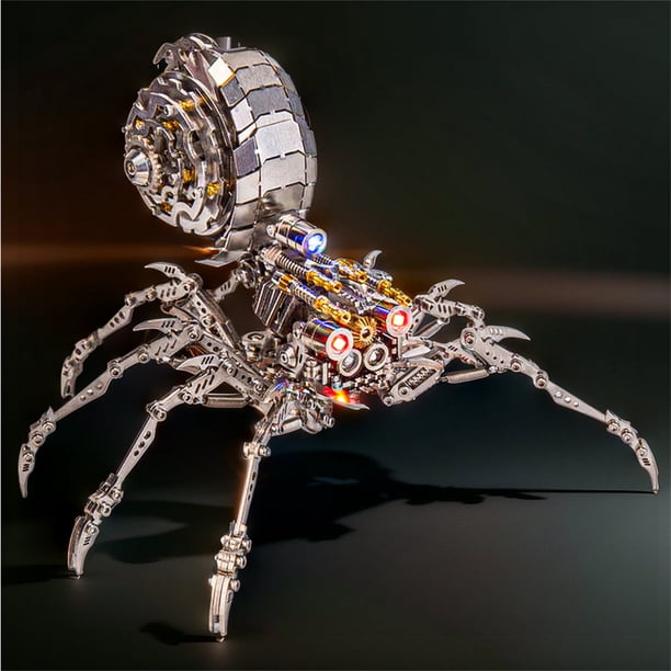 Vogacara Kits de modelos de Metal decorativos, rompecabezas de araña DIY, rompecabezas de Metal 3D, modelo mecánico Kits de construcción modelo