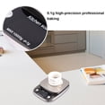 thumbnail image 2 of 1PC 10kg/1g Rechargeable Kitchen Scale Stainless Steel Accuracy LCD Display Digital Scale Measurement Tool (Grey), 2 of 9