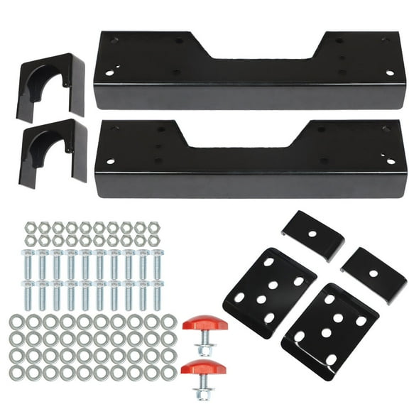 munirater C-Notch Rear Support & Drop Flip Kit for Chevy Silverado C1500 GMC Sierra 1988-1998