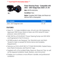 thumbnail image 2 of Power Steering Pump - Compatible with 2003 - 2007 Dodge Ram 2500 5.7L V8 2004 2005 2006, 2 of 2
