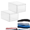 thumbnail image 3 of Caja de Zapatos Transparente Sunnimix Cierre Magnético Apilable Panel Transparente, 3 of 7
