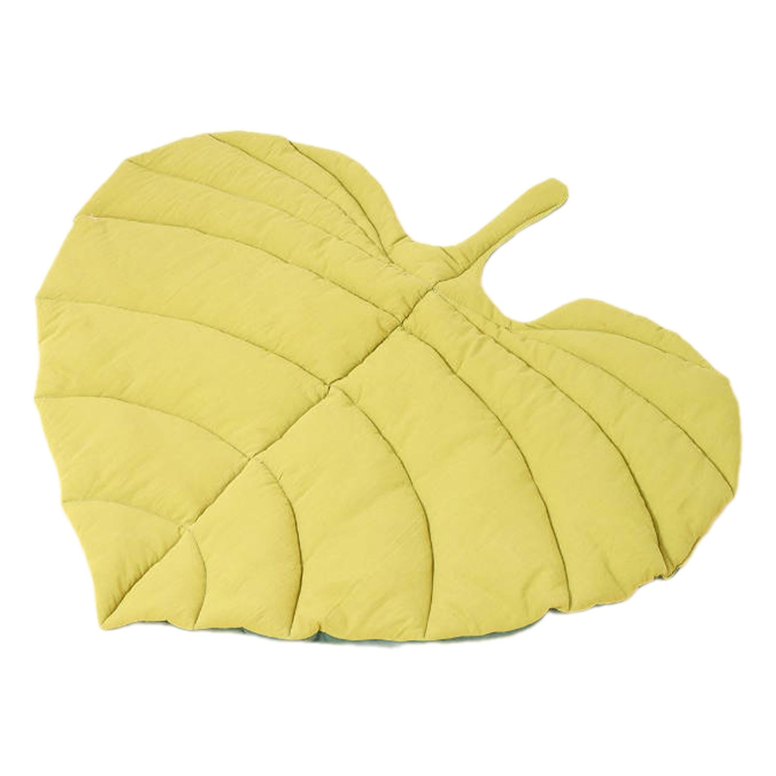 oshhnii Dog Mat Comfortable Large Decoration Dog Bed Mat for Kitten Small Medium Dog Heart shaped leaf