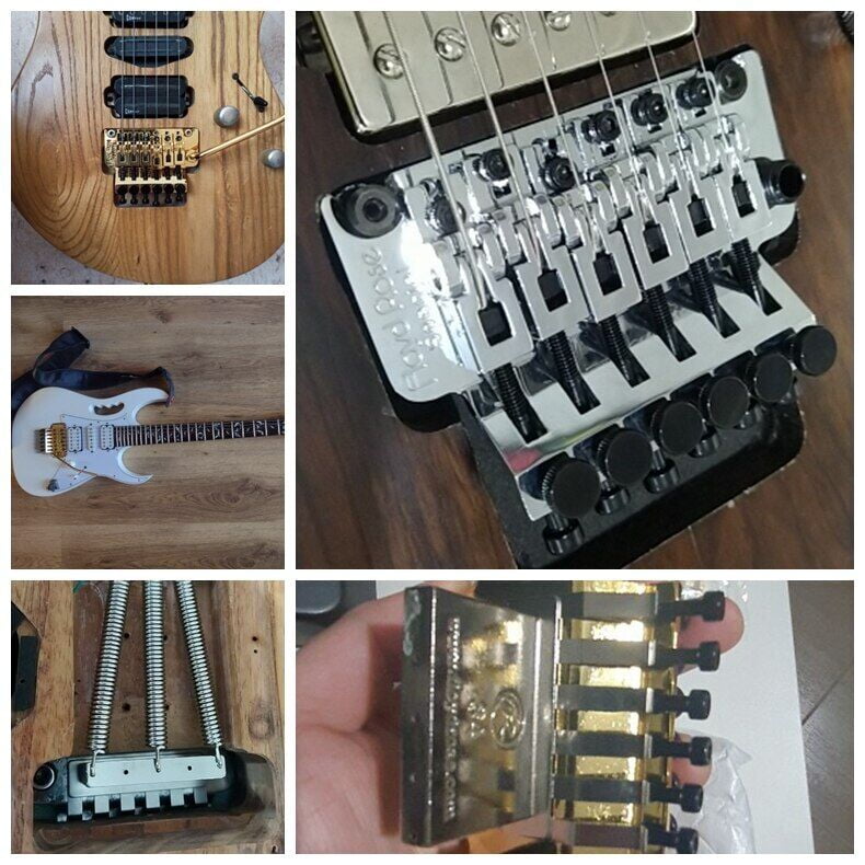 Guitars Bridge Floyd Rose Special Tremolo System Bridge - Double Locking, Ideal for Right or Left-Handed Guitars