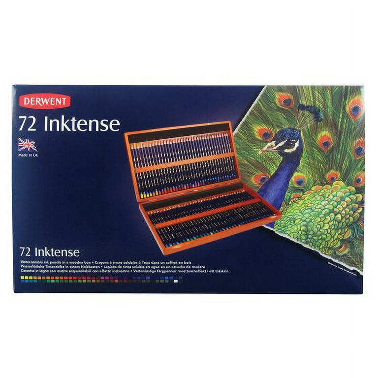 Derwent Inktense Pencil Set - Assorted Colors, Set of 72