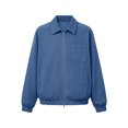 thumbnail image 4 of Rvwovn Men's Ribbed Trucker Jacket Full Zip Lapel Collar Corduroy Fall Outerwear for Daily Wear, 4 of 6