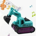 thumbnail image 4 of Jouets pour Enfants Modèle d'Excavatrice Simulation Universel Musique Lumineuse Jouets Éducatifs, 4 of 6