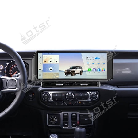 Aotsr 15 inch Screen For Jeep Wrangler 2018-2022 Android Car Autoradio CarPlay Multimedia Video Player Car GPS Navigation Stereo DSP