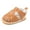 A06/Brown, variant on Meckior Baby Boys Girls Sandals Infant Closed Toe Crib Shoes for First Walkers 0-24 Months