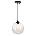 thumbnail image 3 of CWI Lighting 1 Light Contemporary Glass Mini Down Pendant in Clear, 3 of 5