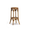 thumbnail image 1 of Whit Rattan Seat Backless Barstool, Walnut, 1 of 5