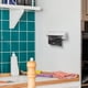 thumbnail image 5 of GOOHOCHY Dispensador de bolsas de basura: Organizador colgante con 2 ganchos - Caja de almacenamiento de pared - Soporte multifuncional para bolsas de basura para cocina y baño, 5 of 7
