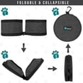 thumbnail image 5 of PetAmi Collapsible Dog Food and Water Bowls, 2 Travel Bowls Kit, Portable Pet Dish No Spill, Foldable Lightweight BPA Free Leakproof, Camping Hunting Hiking Walking Outdoor Gear Accessories, Dark Gray, 5 of 7