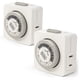 thumbnail image 1 of Temporizadores programables para interiores BLACK+DECKER, paquete de 2, polarizados, 1 of 7