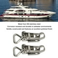 thumbnail image 3 of Anti Rattle Fastener Clamp, Solid Construction Hatch Locker Fasteners Clamp Polished 304 Stainless Steel High Security  for Marine, 3 of 7