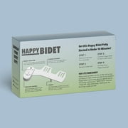 TUSHY Happy Bidet Attachment for toilet, non electric, Adjustable Angle, White