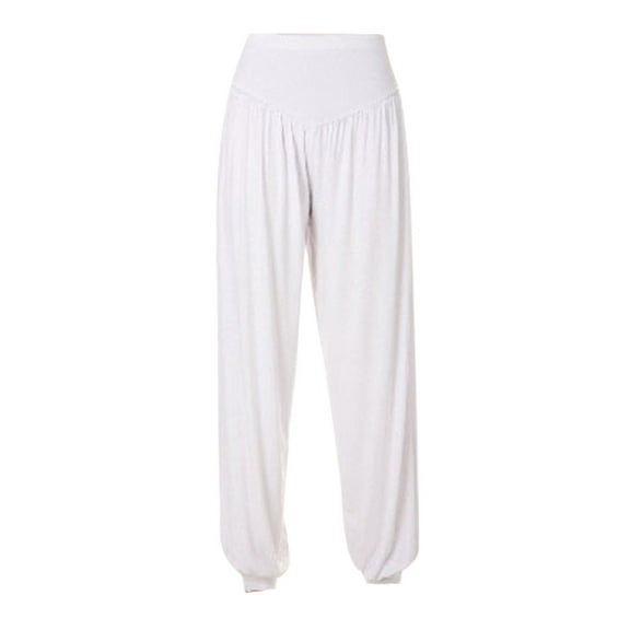 ABATAB Yoga Pants for Women Casual Loose Fit Cozy Cinch Pants Low Waisted Lounge Flowy Workout Athletic Trousers with Pockets