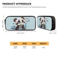 thumbnail image 5 of XYZCANDO Cartoon Panda Print School Backpack Set 17 Inch Book Bag Large Capacity Primary School Bookbag 3 Pack Travel Backpacks Lunch Bag Pencil Case Back-to-School Set for Student, 5 of 6