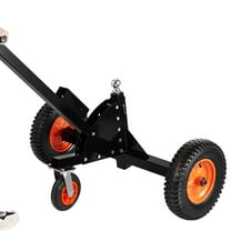 1500lbs 2-in-1 Trailer Dolly and Mover with Adjustable Height (22/26in), 2in Ball, and 4 Swivel Casters - Easy Maneuvering