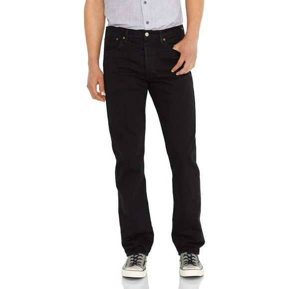 Levi's Men's 501 Original Fit Jean, Black, 40x32