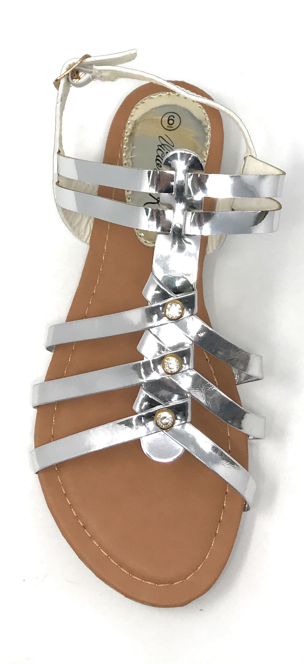 Metallic Strappy Sandal (Women's)