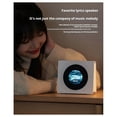 thumbnail image 5 of Altavoz Bluetooth con Ruido Retro Tocadiscos Sueño Altavoz Pantalla de Alta Definición Subwoofer Reloj Reproductor Música B, 5 of 5
