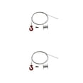thumbnail image 4 of Tholdsy 1/10 25T Control remoto Crawler Car Winch Drum Car-styling Trailer Hook Hitch Simulación Modelo Vehículo Mejora Piezas Accesorios Plata Type1 NO1 Tholdsy CBP186925, 4 of 5