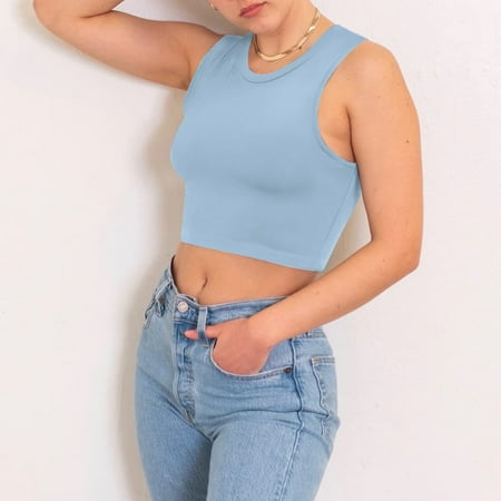 

lystmrge Open Bra Lingerie for Women 4x Waist Trainer for Women plus Size Higher Standards Leather Women s Solid Color Short Ice Silk High Elastic Sports Yoga Vest